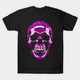 Diamond Skull | Luxury Skull | Purple Skull | Wealth Skull T-Shirt